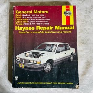 Buick Oldsmobile Pontiac repair manual